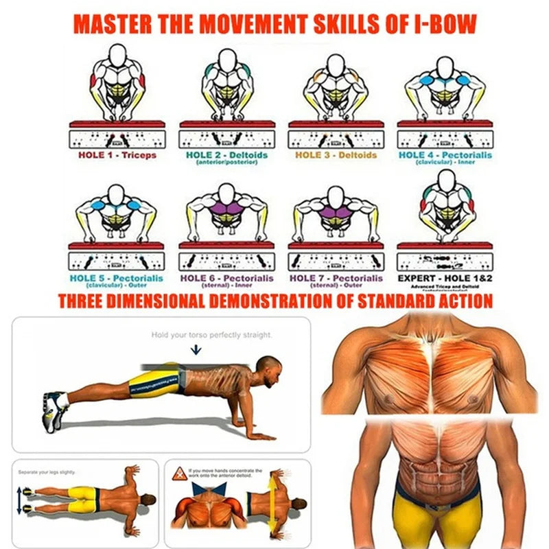 PushMax (9 - in - 1 ultimate push up board